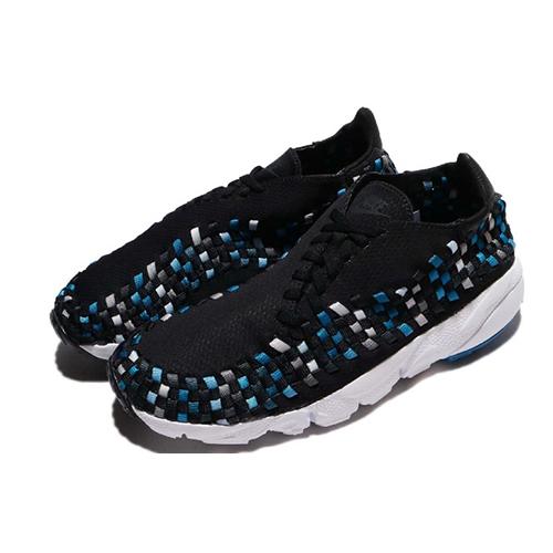 Кроссовки мужские Nike Air Footscape Woven NM черные/синие, 42.5 EU