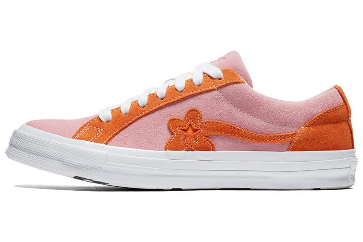 Кеды мужские Converse One Star Ox Tyler The Creator Golf Le Fleur розово-оранжевые, 39.5