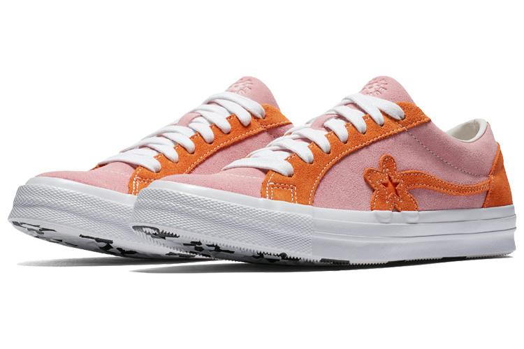 Кеды мужские Converse One Star Ox Tyler The Creator Golf Le Fleur розово-оранжевые, 39.5
