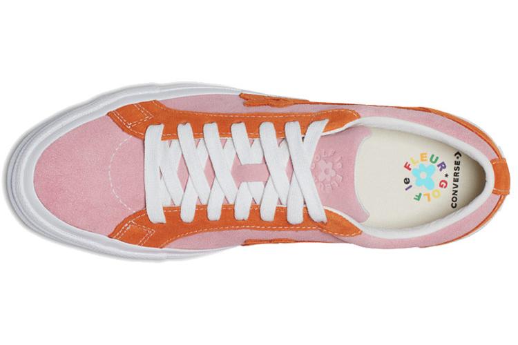 Кеды мужские Converse One Star Ox Tyler The Creator Golf Le Fleur розово-оранжевые, 39.5