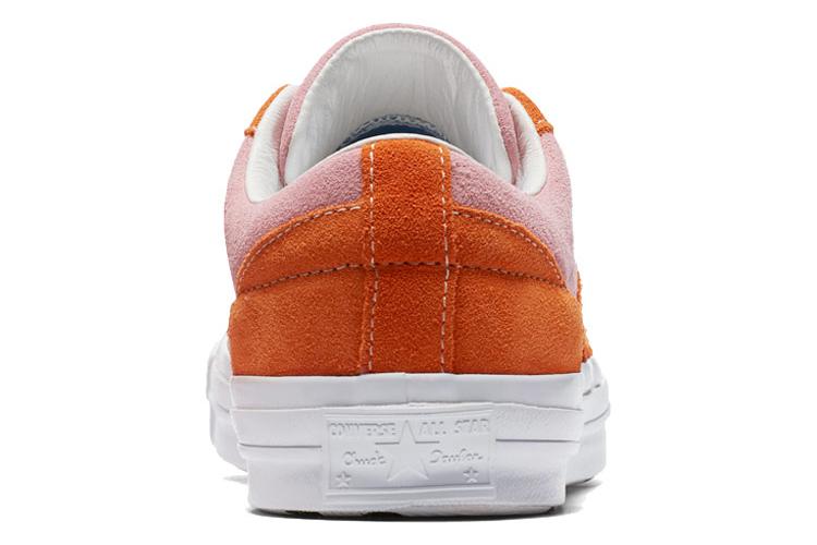 Кеды мужские Converse One Star Ox Tyler The Creator Golf Le Fleur розово-оранжевые, 39.5