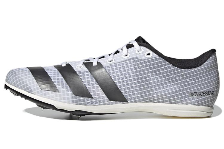 Футбольные бутсы Adidas Distancestar белые черные, 44 2/3 EU