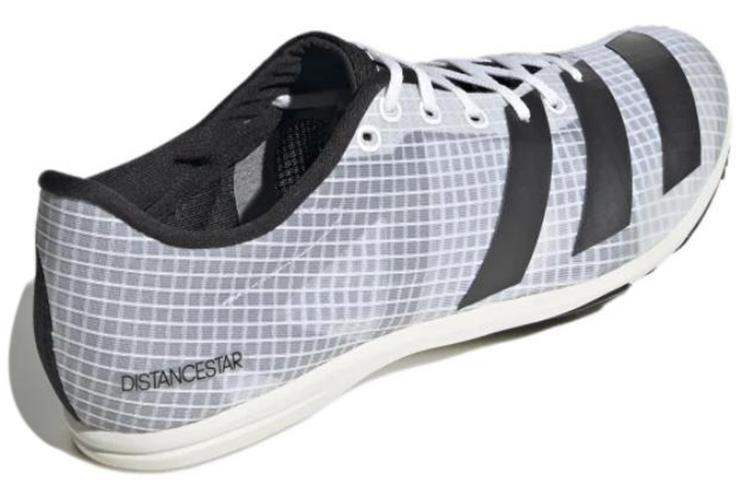 Футбольные бутсы Adidas Distancestar белые черные, 44 2/3 EU