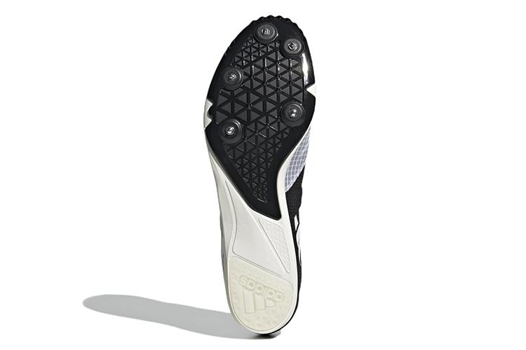 Футбольные бутсы Adidas Distancestar белые черные, 44 2/3 EU