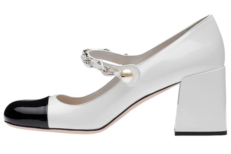 Туфли женские MIU MIU 5I248D_ZHV_F0964_F_DX65, pearl, 39 EU