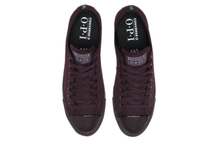 Кеды мужские и унисекс Converse OPI Chuck Taylor All Star Low темно-фиолетовые, 35 EU