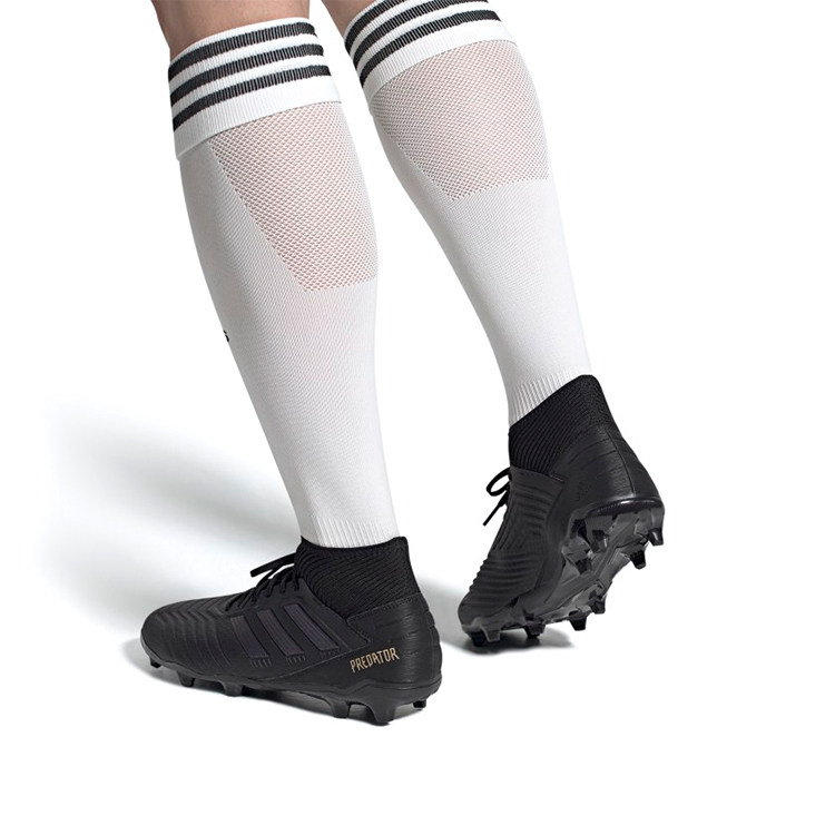 Футбольные бутсы мужские Adidas Predator 19.3 Fg черные, 40 EU
