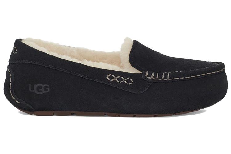 Мокасины женские UGG Ansley черные, 36 EU