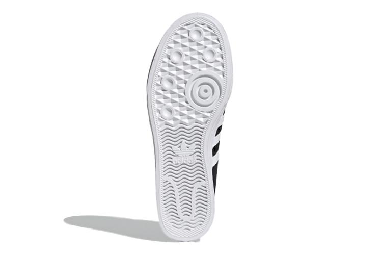 Кеды унисекс Adidas Collapsible Nizza Low черные, 38 2/3 EU