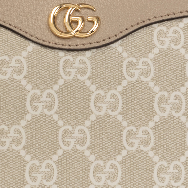 Сумка женская GUCCI Ophidia Canvas Small Shoulder Bag, beige-tan