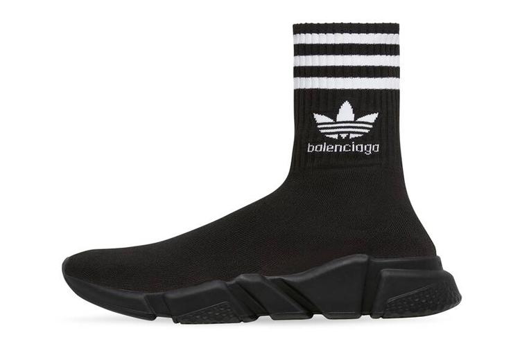 Кроссовки мужские Balenciaga X Adidas Speed Trainer черные