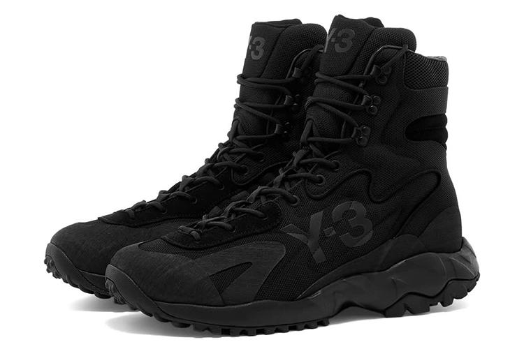 Треккинговые ботинки мужские Adidas Y-3 Notoma черные, 38.5 EU