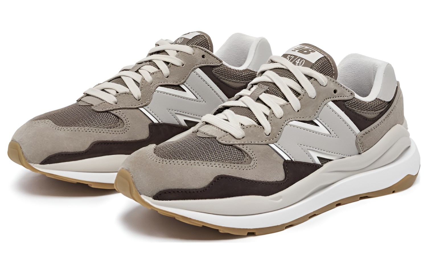 Кроссовки мужские New Balance 57/40 черные, 38 EU