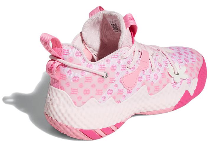 Баскетбольные кроссовки мужские Adidas Harden Vol. 6 розовые, 44 EU