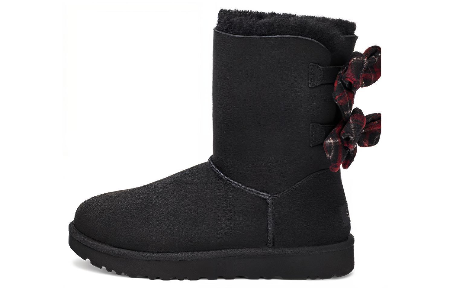 Зимние сапоги женские UGG Bailey Bow Novelty High черные, 38 EU
