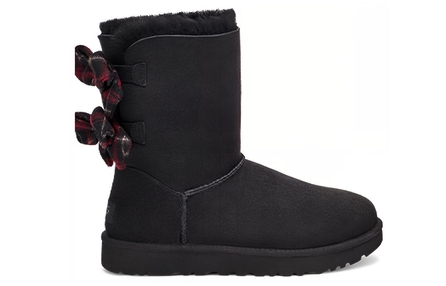 Зимние сапоги женские UGG Bailey Bow Novelty High черные, 38 EU