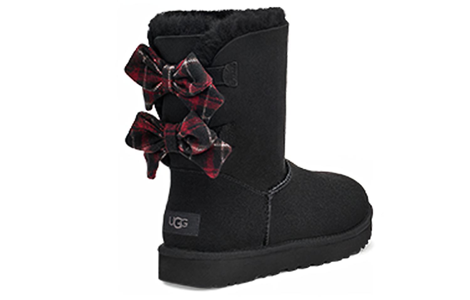 Зимние сапоги женские UGG Bailey Bow Novelty High черные, 38 EU