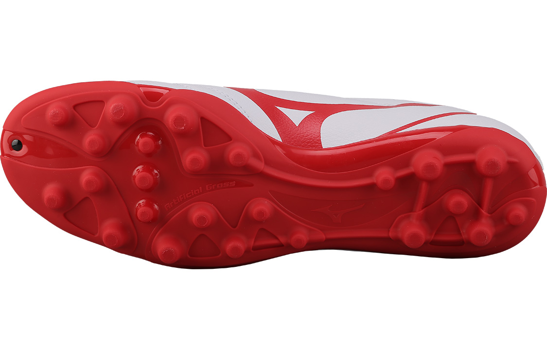 Футбольные бутсы мужские Mizuno Potrero Wide Ag Short Nail белые/красные, 45 EU