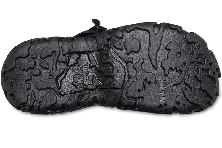 Шлепанцы унисекс Crocs All Terrain Atlas черные, 37-38 EU
