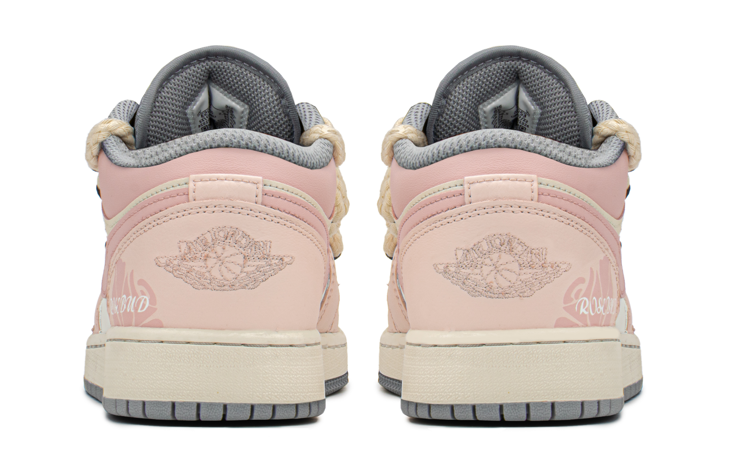 Кеды женские Jordan Air Jordan 1 Low FZBB розовые, 37.5 EU