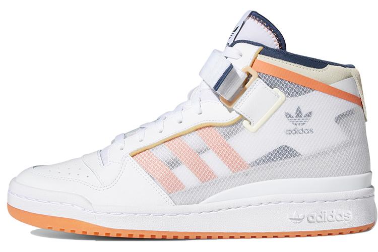 Кеды унисекс Adidas Forum Mid TT белые