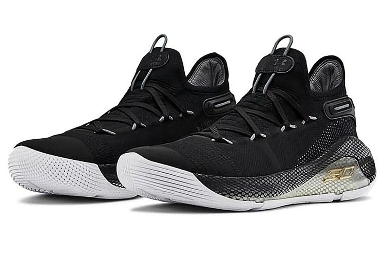 Кроссовки мужские Under Armour Curry 6 Team черные, 45.5 EU