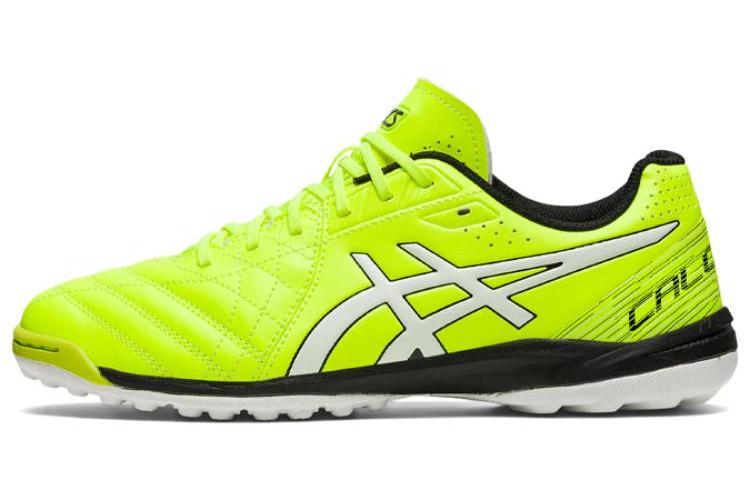 Футбольные бутсы мужские Asics Calcetto WD 8 TF Safety Yellow White, 39.5 EU