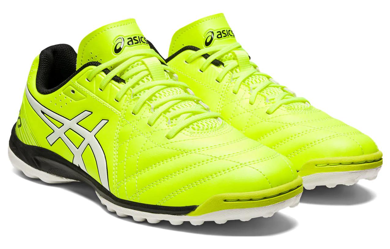 Футбольные бутсы мужские Asics Calcetto WD 8 TF Safety Yellow White, 39.5 EU