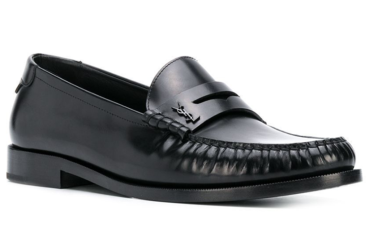 Ботинки мужские SAINT LAURENT Le Loafer черные, 45 EU