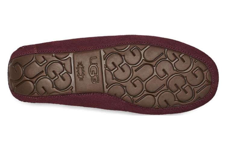 Мокасины женские UGG Leisure Fluff Bow Mini Loafers коричневые, 36 EU