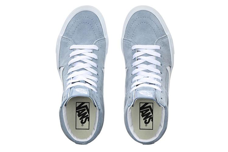 Кеды унисекс Vans SK8-Hi светло-голубые, 40.5 EU
