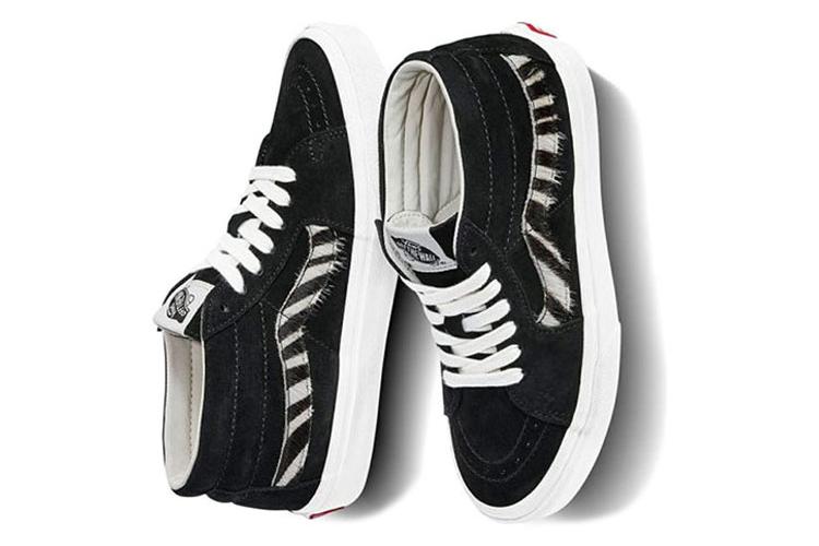 Кеды унисекс Vans Sk8 mid черные, 38 EU