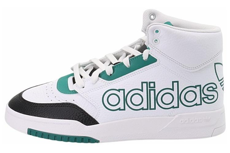 Кеды унисекс Adidas Originals Drop Step High White Hazy Green, 36 2/3 EU
