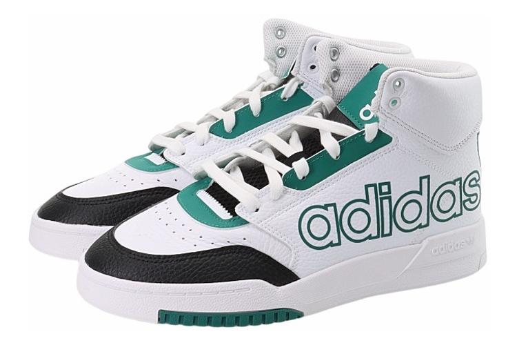 Кеды унисекс Adidas Originals Drop Step High White Hazy Green, 36 2/3 EU