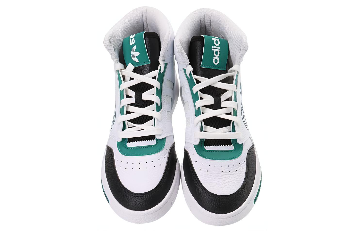Кеды унисекс Adidas Originals Drop Step High White Hazy Green, 36 2/3 EU