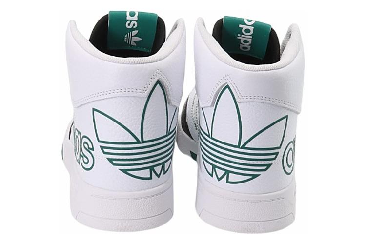 Кеды унисекс Adidas Originals Drop Step High White Hazy Green, 36 2/3 EU