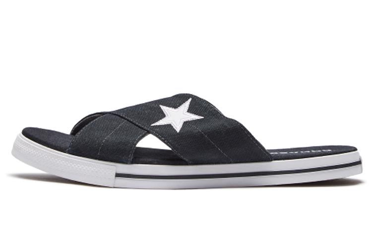 Шлепанцы женские Converse One Star Slide черные