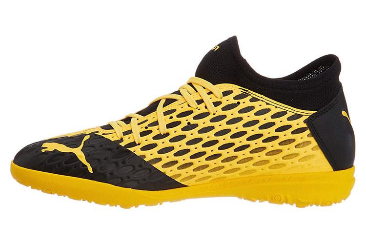 Футбольные бутсы мужские PUMA Future 5.4 TT чёрно-жёлтые