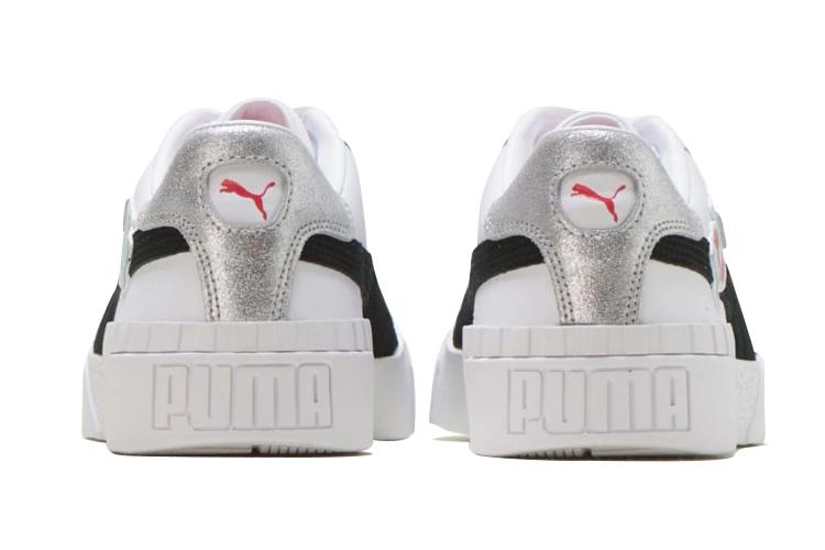 Кеды женские PUMA Cali Glitz белые, 37.5 EU