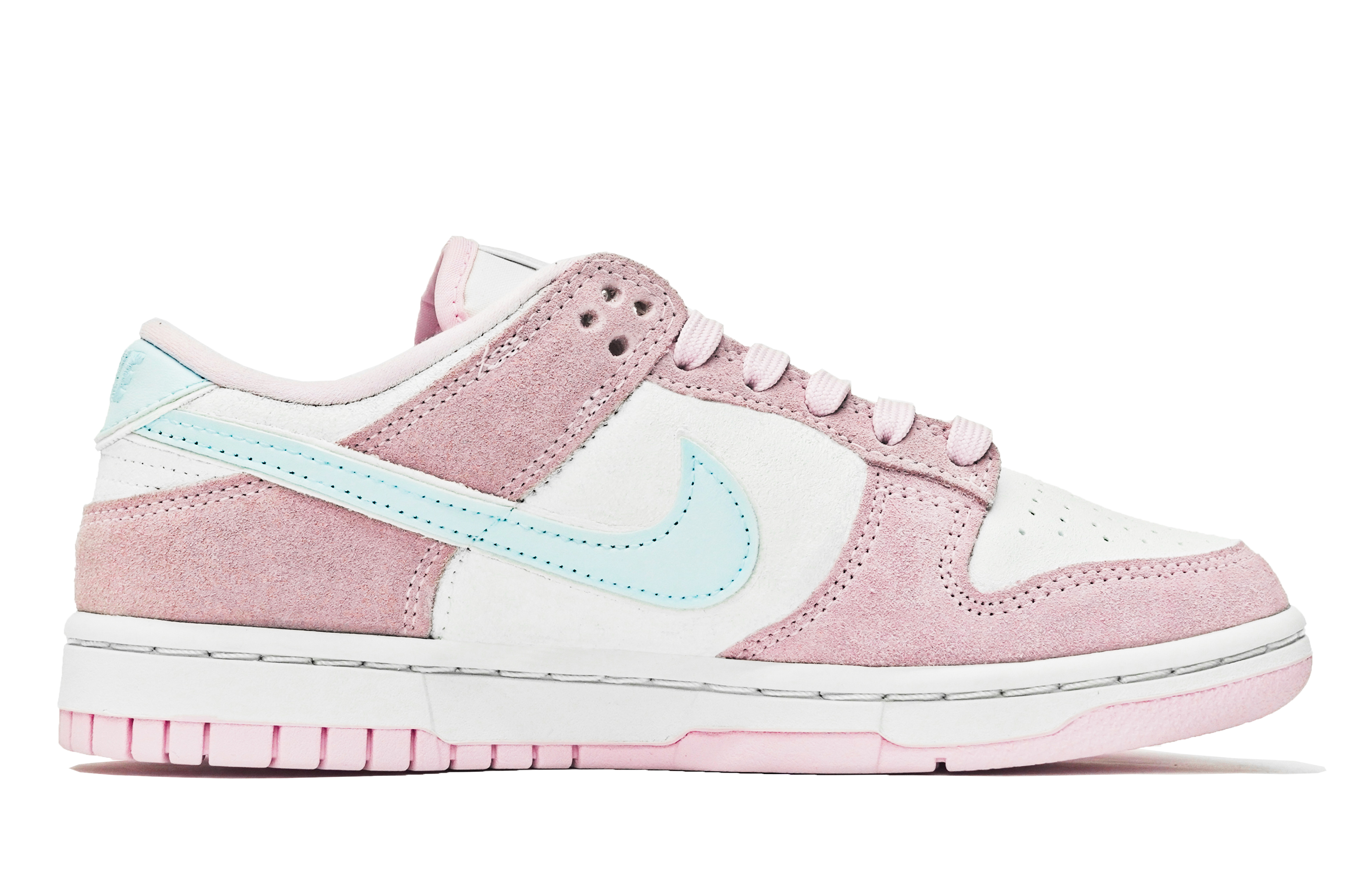 Кеды женские Nike Dunk Low ABLOODING розово-голубые, 35.5 EU