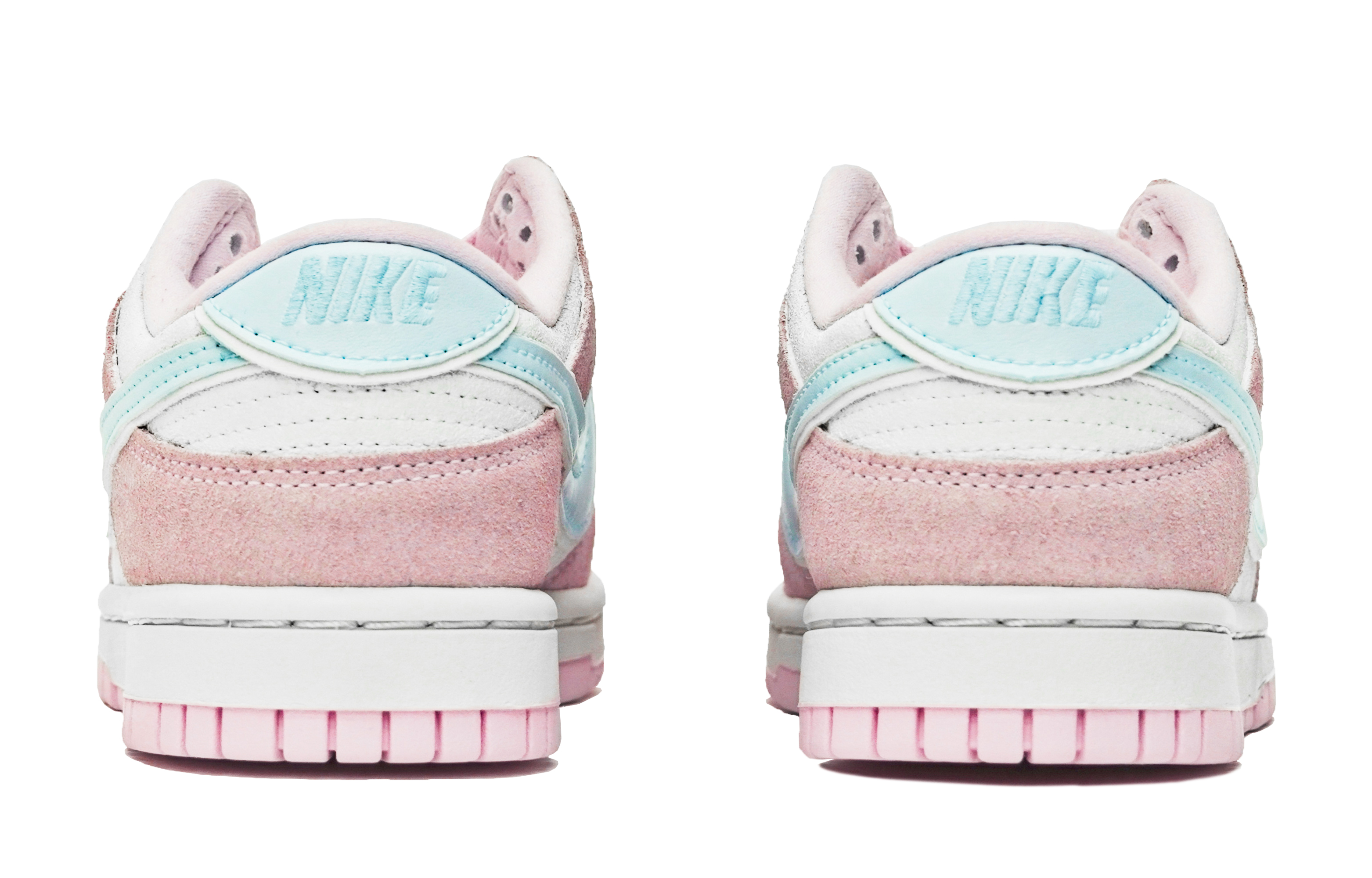 Кеды женские Nike Dunk Low ABLOODING розово-голубые, 35.5 EU