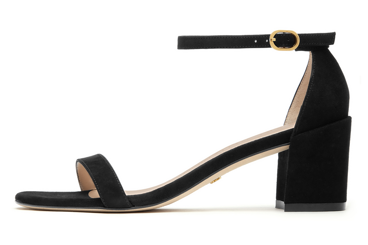 Сандалии женские Stuart Weitzman SW One Strap черные, 35 EU