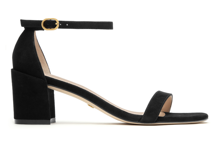 Сандалии женские Stuart Weitzman SW One Strap черные, 35 EU