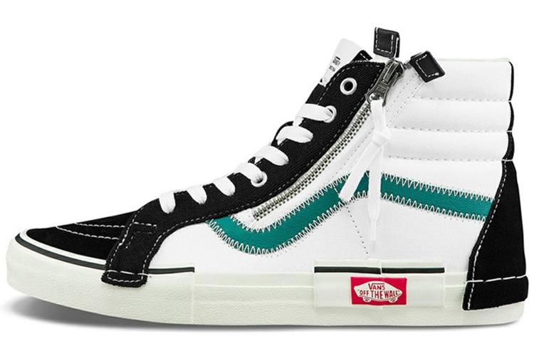 Кеды унисекс Vans SK8 HI Reissue Cap черные/зеленые