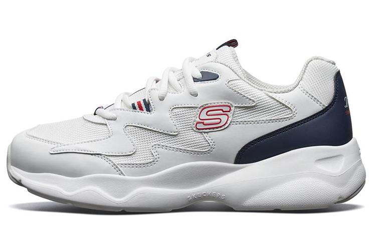 Кроссовки мужские Skechers D'Lites Airy Low Top белые/черные/красные, 40 EU