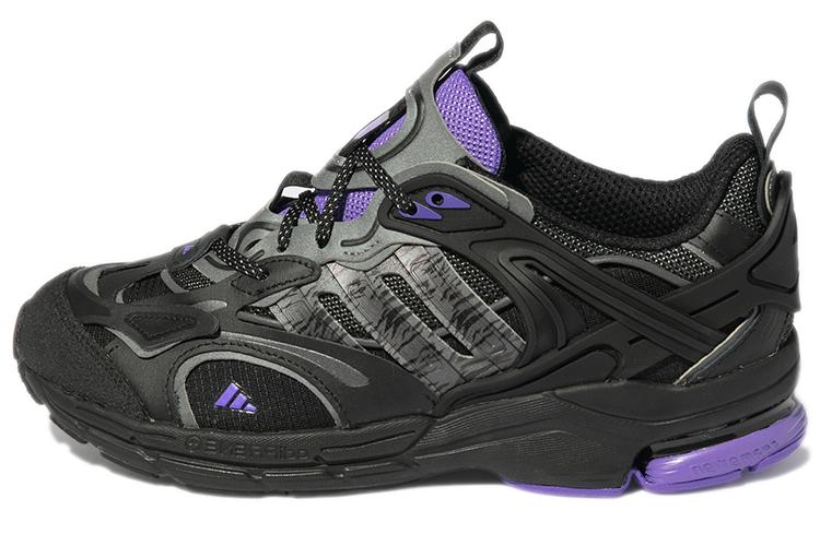 Кроссовки унисекс Adidas Spiritain 2000 Deluxe Collab черные, серые, пурпурные, 42 EU