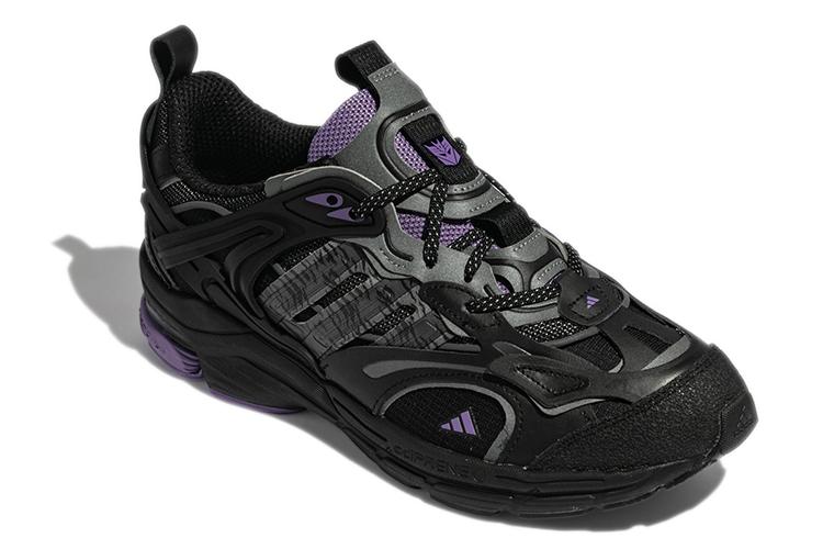 Кроссовки унисекс Adidas Spiritain 2000 Deluxe Collab черные, серые, пурпурные, 42 EU