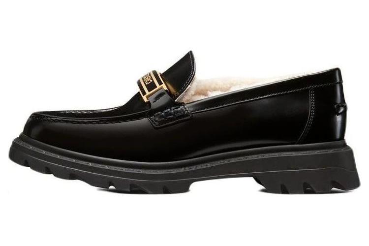 Лоферы женские DIOR Code черные, 39 EU