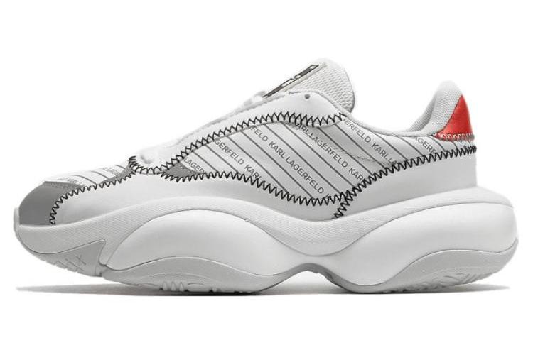 Кроссовки унисекс PUMA Karl Lagerfeld X Alteration Kurve белые, 37 EU