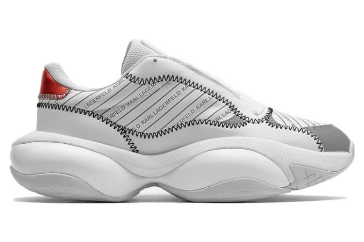 Кроссовки унисекс PUMA Karl Lagerfeld X Alteration Kurve белые, 37 EU